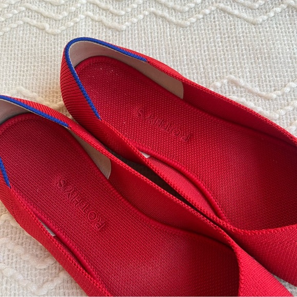 Rothy’s Red Flats Size 9.5 - Picture 5 of 12
